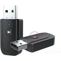 KINSI Bluetooth-Empfänger-Sender,3-in-1-Adapter (für TV-Maus-Headset) USB-Adapter, 3-in-1-Multifunktionsadapter,Mobiltelefone,Autolautsprecher,usw.