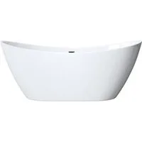 doporro Badewanne Design-Badewanne Freistehend inkl. Ablaufgarnitur B:150-183cm Vicenza