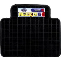 alca Universal-Fußmatten Auto Gummifußmatte Gummi-Schalenmatte 41x37 cm, schwarz Universal (1 St)