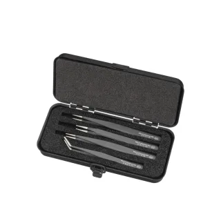 Wiha SMD-Pinzette Set Professional ESD gemischt 5-teilges Set mit Box - 32349