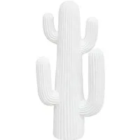 Atmosphera Créateur d'intérieur Dekofigur Dekorative Figur Kaktus weiß RODRIGO, 38 cm (Deko-Objekt, Deko-Objekt)