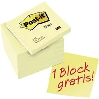Post-it® Haftnotizblock Post-it Haftnotiz 7100199885 76 mm x 76 mm Gelb 600 Blatt