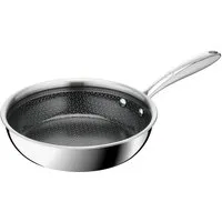 Tefal Bratpfanne Master Mesh, Edelstahl (1-tlg), HybridMesh-Technologie, mineralische Oberfläche, induktionsgeeignet