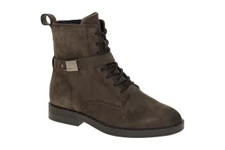Tamaris Damen Stiefeletten 1-25108-47 Cigar Braun, bequeme Lace Up Boots