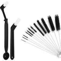 FELIXLEO Reinigungsbürste Reinigungsbürsten und 2 Kaffeebürsten, Für Kaffeevollautomat, (14-tlg)