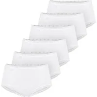 sloggi Midislip 24/7 Cotton Lace mit feiner Spitzenborte, weich und anschmiegsam