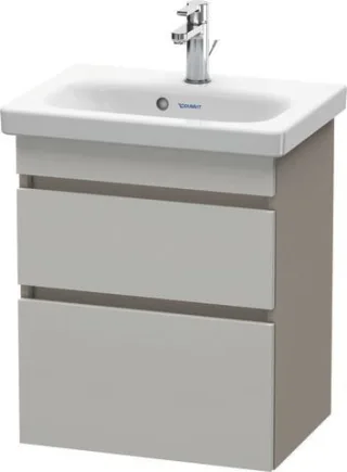Duravit DuraStyle Waschtischunterbau wandhängend Betongrau & Basalt Matt 500x368x610 mm - DS64030074 DS640300743