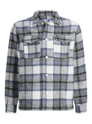 JACK&JONES - JORVESTERBRO CHECK OVERSHIRT LS JNR nightshadow blue - Gr. - 164