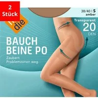 Nur Die Feinstrumpfhose Bauch-Beine-Po, 20 Den (2 St)