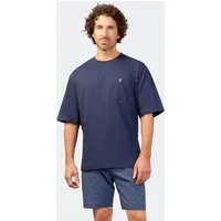 Hajo Schlafanzug Herren Shorty NOS Premium Cotton