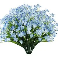 Kunstblumenstrauß 4er-Set Künstliche Narzissensträuße aus Kunststoff, Agger, ideal für Hochzeiten, Brautsträuße und Wohnraum- oder Gartendekoration