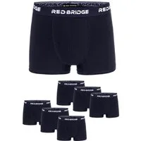 RedBridge Boxershorts 6er-Pack Bequeme Unterwäsche mit elastischem Bund (Set, 6er-Pack)