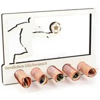 Dekolando Geschenkkarte Geschenk Fussball Fußball Geldgeschenk Training
