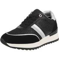 Ital-Design Eleganter Sneaker mit gepolsterter Innensohle für Damen Sneaker (91261467) Keilabsatz/Wedge Sneakers Low in Schwarz