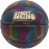 STREETSKILLER Basketball "Reflect" reflektierender Basketball, bunt reflektierendes Obermaterial