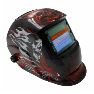 Oauee Welding Helmet Welder Mask Chameleon Large View True Color Solar Power Auto Darkening Welding Mask For Arc Weld Gr