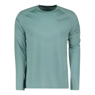 Nike Dri-fit Adv Stride Grünes Langarm-laufshirt