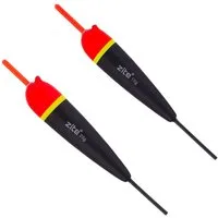 Zite Knicklichtpose Hecht-Durchlaufposen 15 & 20g im 2er Pack mit Knicklichtaufnahme Hecht