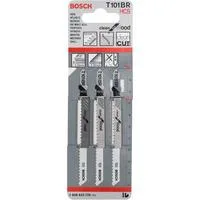 Stichsägeblatt T 101 BR Clean for Wood, 100mm 3 Stück