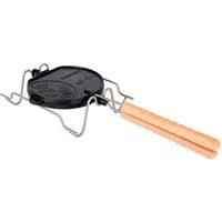 Wende-Waffeleisen wf-tx, Gusseisen schwarz, mit Auflagegestell