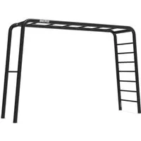 Berg Klettergerüst PlayBase L Black Schaukelgestell mit Reckstange & Leiter
