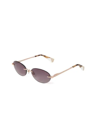 Furla Sonnenbrille Glänzendes Vollbeige