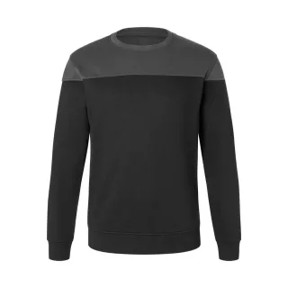 KÜBLER SHIRTS Sweatshirt schwarz/dunkelgrau 3XL - 5222 6406-9998-3XL
