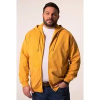 Men Plus Fleecejacke Hoodiejacke Sweat Kapuze Print Vintage Look