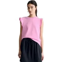 Marc O'Polo DENIM T-Shirt aus Material-Mix