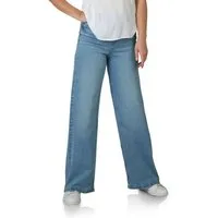 DENIMFY Relax-fit-Jeans Damen Jeanshose DFPaula Wide Leg Fit Denimhose mit Stetch
