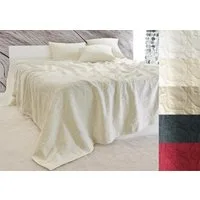Wohnen und Accessoires GmbH & Co. KG Bettüberwurf Tagesdecke Fleur Rankenmuster