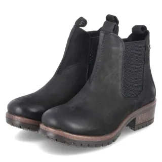 LAZAMANI Chelsea Boots LIA - Gr. 39 - Schwarz - Leder