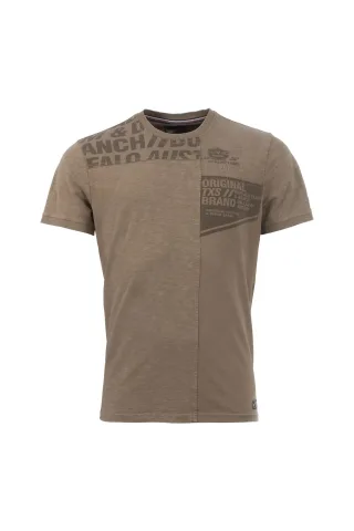 squesto - Shirt 1/2 mocca - Gr. - XL