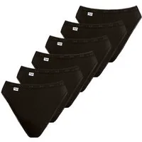 sloggi Tai-Slip 6er Pack Basic + (Spar-Set, 6-St) Tai Slip - Baumwolle - Atmungsaktiv - Perfekter Sitz