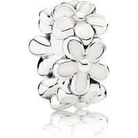 Pandora Bead 791495EN12 Charm Zwischenelement Weiße Gänseblümchen