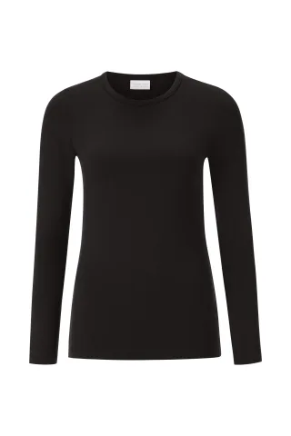 Rich & Royal - EV Slim Fit Longsleeve black - Gr. - S