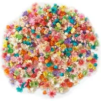 Trockenblume 200 Mini Trockenblumen Set für Resin, Nail Art, Kerzen & DIY Basteln, FOUORTUNATE-BEE, 200 Mini Natur Trockenblumen für Resin Schmuck Nail Art DIY Deko