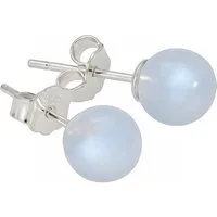 Lebensquelle Plus Einhänger für Ohrschmuck Regenbogen Mondstein Ohrstecker 6 mm, 925 Silber