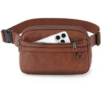 TANTOMI Umhängetasche Umhängetasche Damen, Bauchtasche Damen Elegant Gürteltasche, mit Zwei-Wege-Reißverschluss, Crossbody Bag