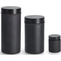 Zeller Present Vorratsdose, Glas, (Set, 3-tlg), beschriftbar