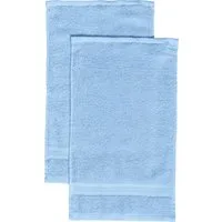 REDBEST Gästehandtuch Gästetuch "Chicago" 2er-Pack, Frottier, Walk-Frottier Uni