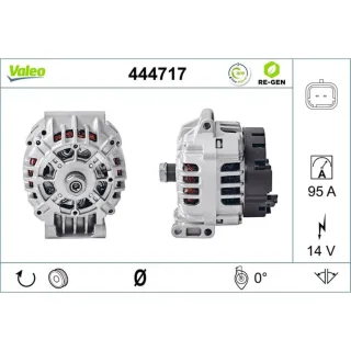 Valeo Lichtmaschine 95A Dacia Nissan Renault 444717