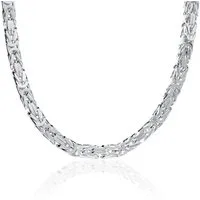 JEWLIX Königskette 6mm breit aus hochwertigem Sterlingsilber KK0060