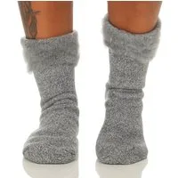 simaranda Thermosocken Herren Thermo Socken 8121 43-46 Hellgrau 2 paar (2-Paar)