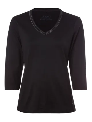 Olsen - T-Shirt Long Sleeves black - Gr. - 48