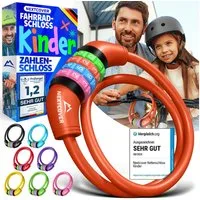 Nextcover Zahlenkabelschloss NEXTCOVER® Fahrradschloss Kinder mit 4-stelligem Zahlencode