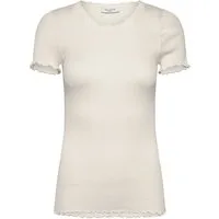 rosemunde Spitzenshirt Beatha lace t-shirt mit Seide mit Seide wunderschönes Halbarmshirt mit edler Spitze am Rundhalsausschnitt