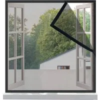 Insektenschutzrollo Robustes Fliegengitter aus Fibreglass für Fenster in 110x120 cm nun, FELIXLEO