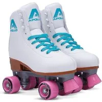 Apollo Rollschuhe Retro Discoroller, verstellbare Disco Roller Skates, größenverstellbar Rollerskates, Retro Design