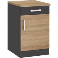 KOCHSTATION Unterschrank KS-Gera Breite 50 cm